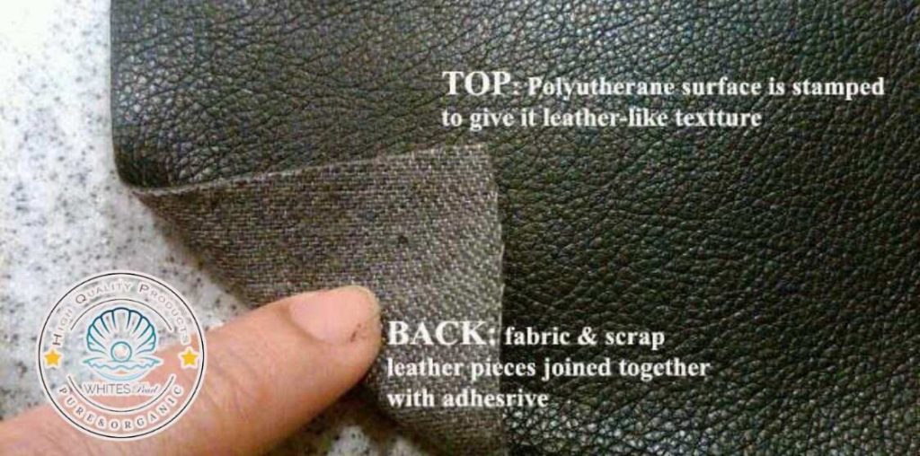 Composition of bonded leather 