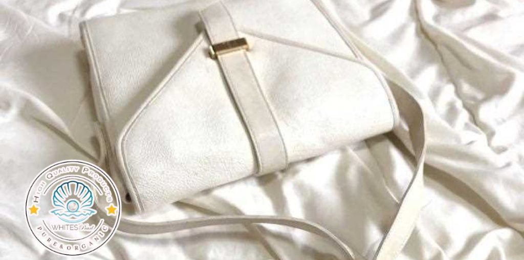 yellowing of white leather