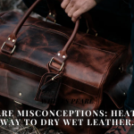 The best way to dry wet leather
