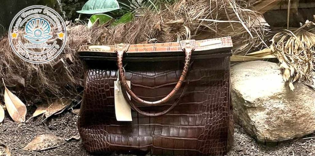 Cleaning crocodile leather 