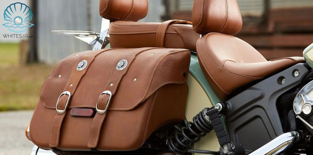 leather motorcycle saddlebags