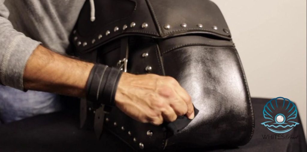 leather motorcycle saddlebags